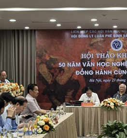 Hội thảo khoa học "50 năm Văn học nghệ thuật Việt Nam đồng hành cùng dân tộc"